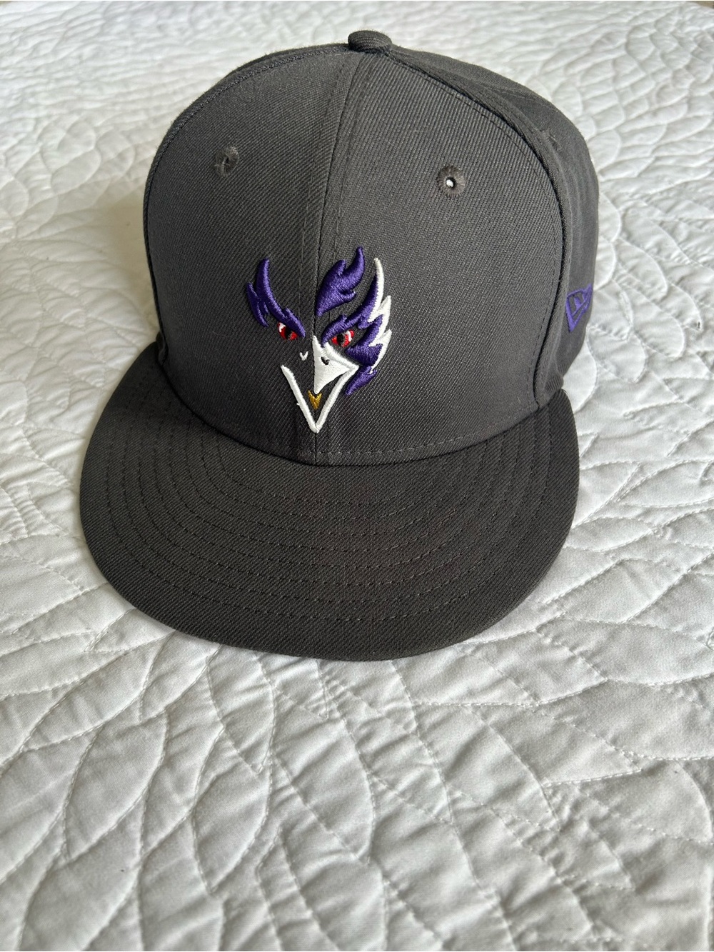 New Era Snapback Hat One Size Grey Streetwear